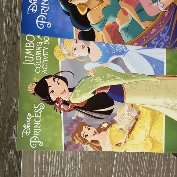 Disney princess jumbo coloring and activity books - Picture 3 of 5